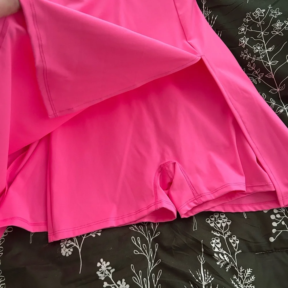 NWOT Hot Pink Athletic Dress from Amazon - Picture 6 of 7